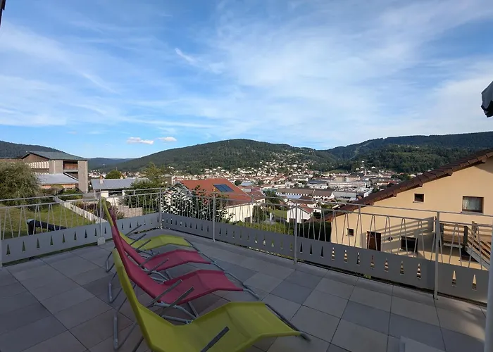 Avec Terrasse, Parking Et Wifi A - Fr-1-589-752 Apartmán Gérardmer